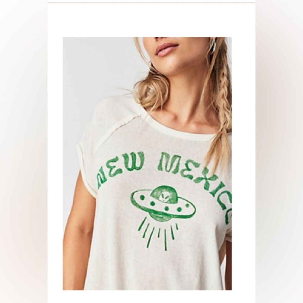 Free people Care FP State Flower Tee Cloud Combo New Mexico